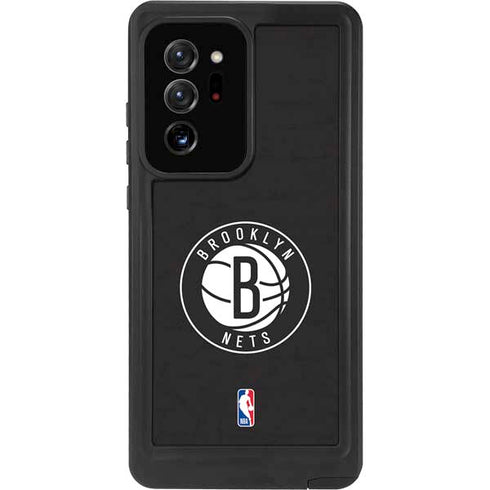 NBA Brooklyn Nets Distressed Galaxy Note20 Ultra 5G Waterproof Case